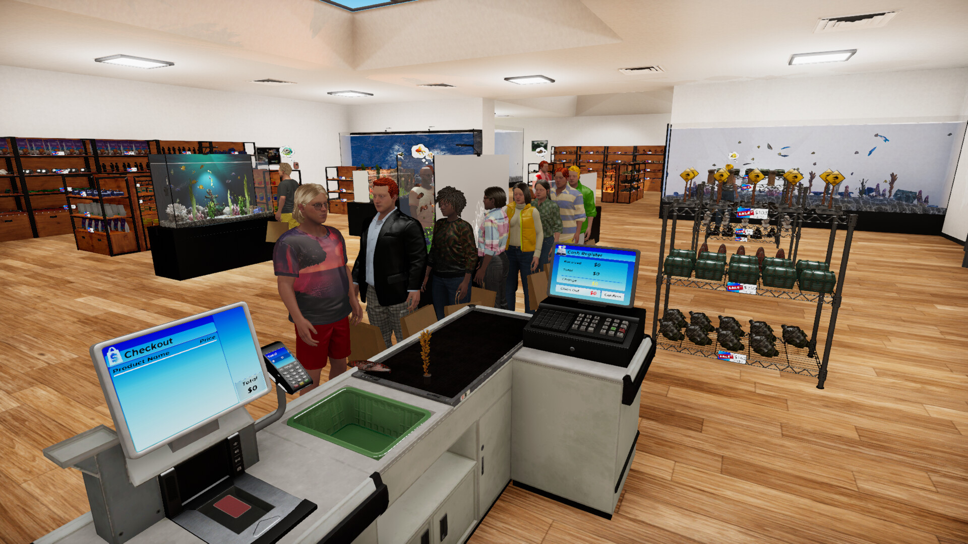 《水生商店模拟器》中文版 《水生商店模拟器》中文版